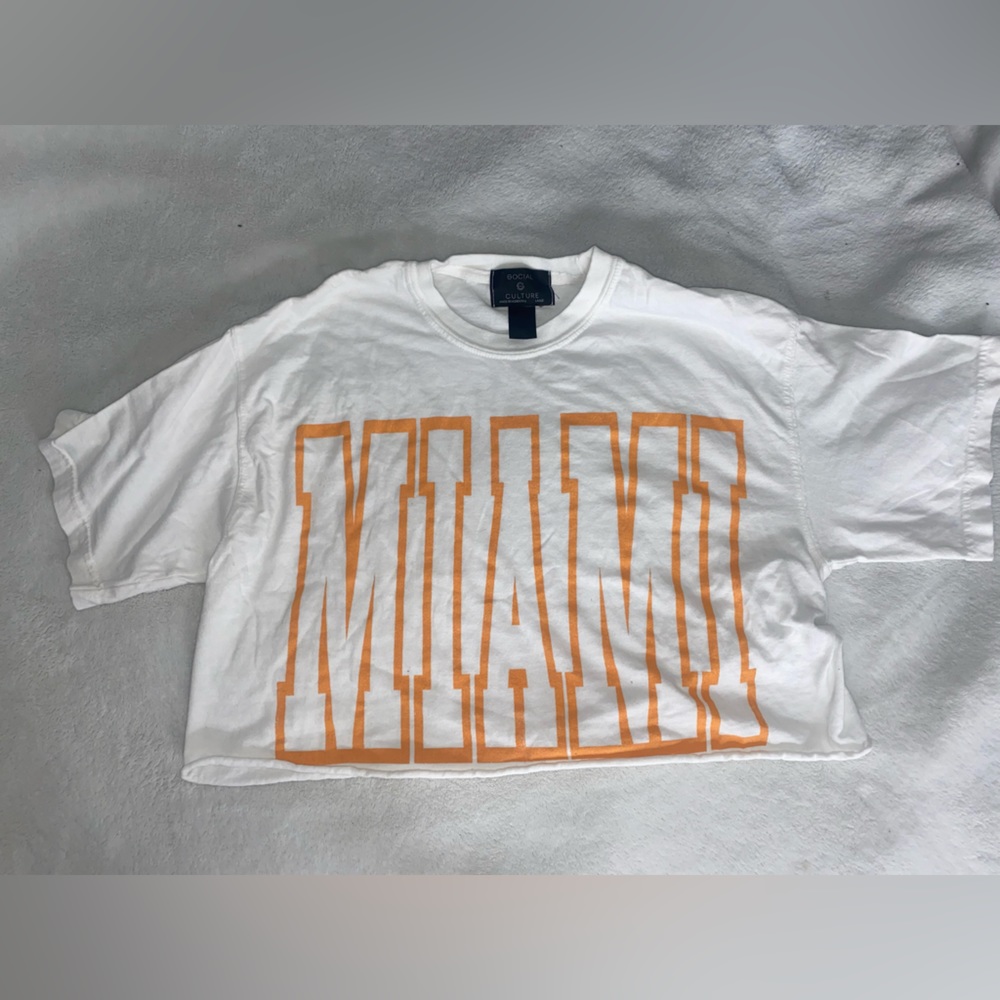 Social Cultural MIAMI crop top